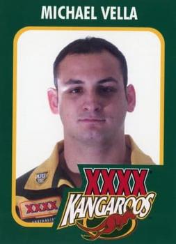 2003 XXXX Kangaroos 2000 Test Series #22 Michael Vella Front